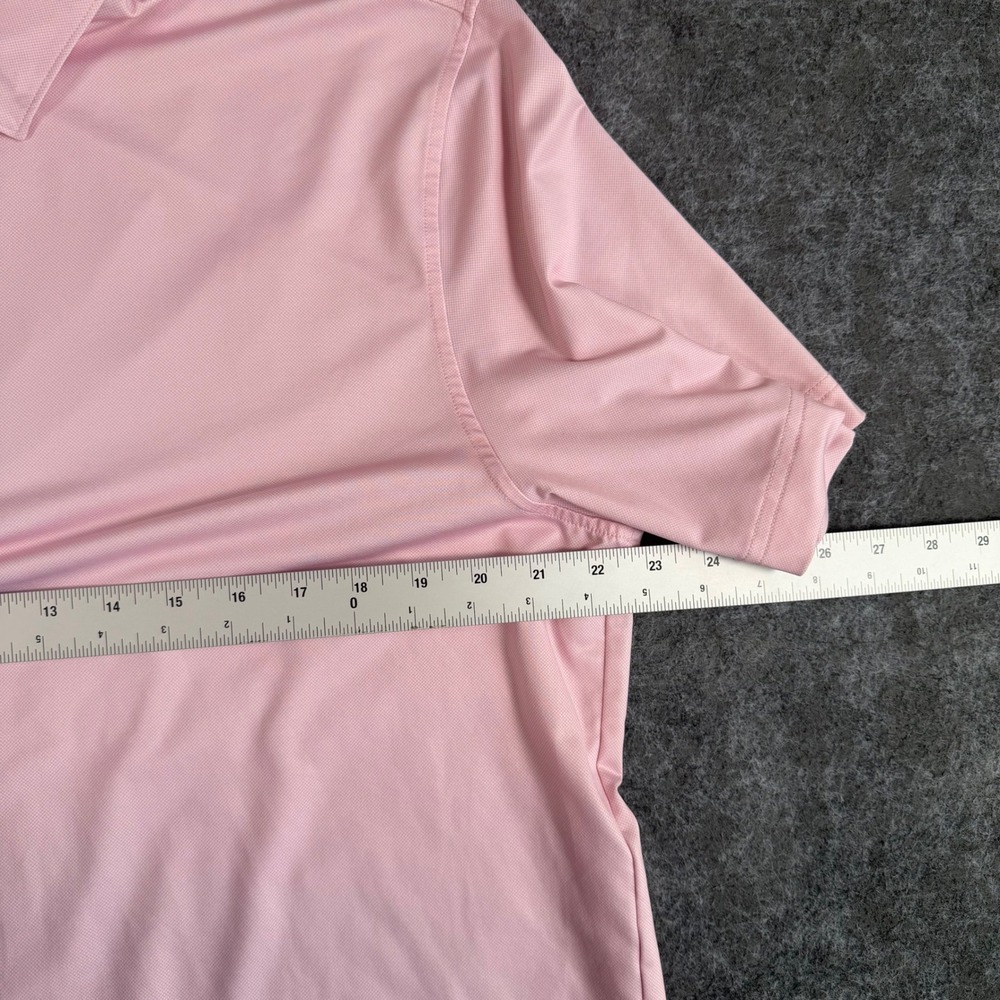 Johnnie-O Polo Mens Large Pink Performance Short Sleeve Golf Performance Stretch - Picture 6 of 8